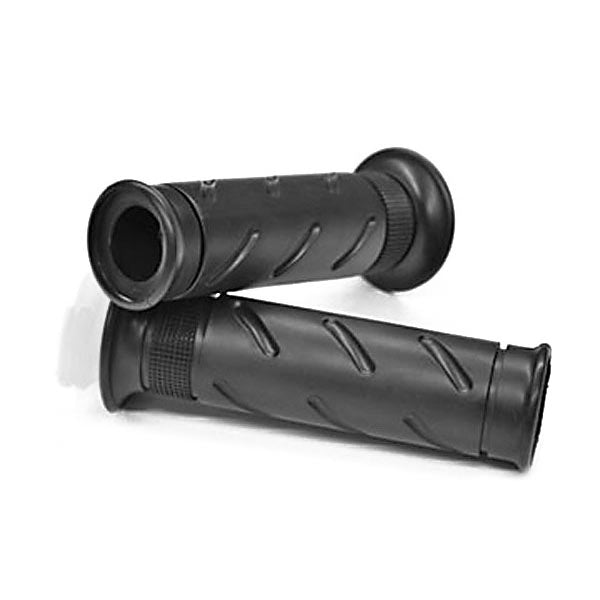 Universal OEM Motorcycle Street Bike Black Hand Grips (7/8")