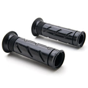 Universal OEM Motorcycle Street Bike Black Hand Grips (7/8")