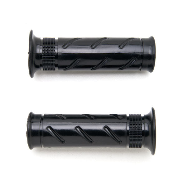 Universal OEM Motorcycle Street Bike Black Hand Grips (7/8")