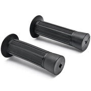Pair Black Rubber Universal OEM Motorcycle Street Bike Black Hand Grips (7/8")