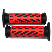 Universal ATVs & PWC Rubber Comfort Hand Grips (7/8") - Red
