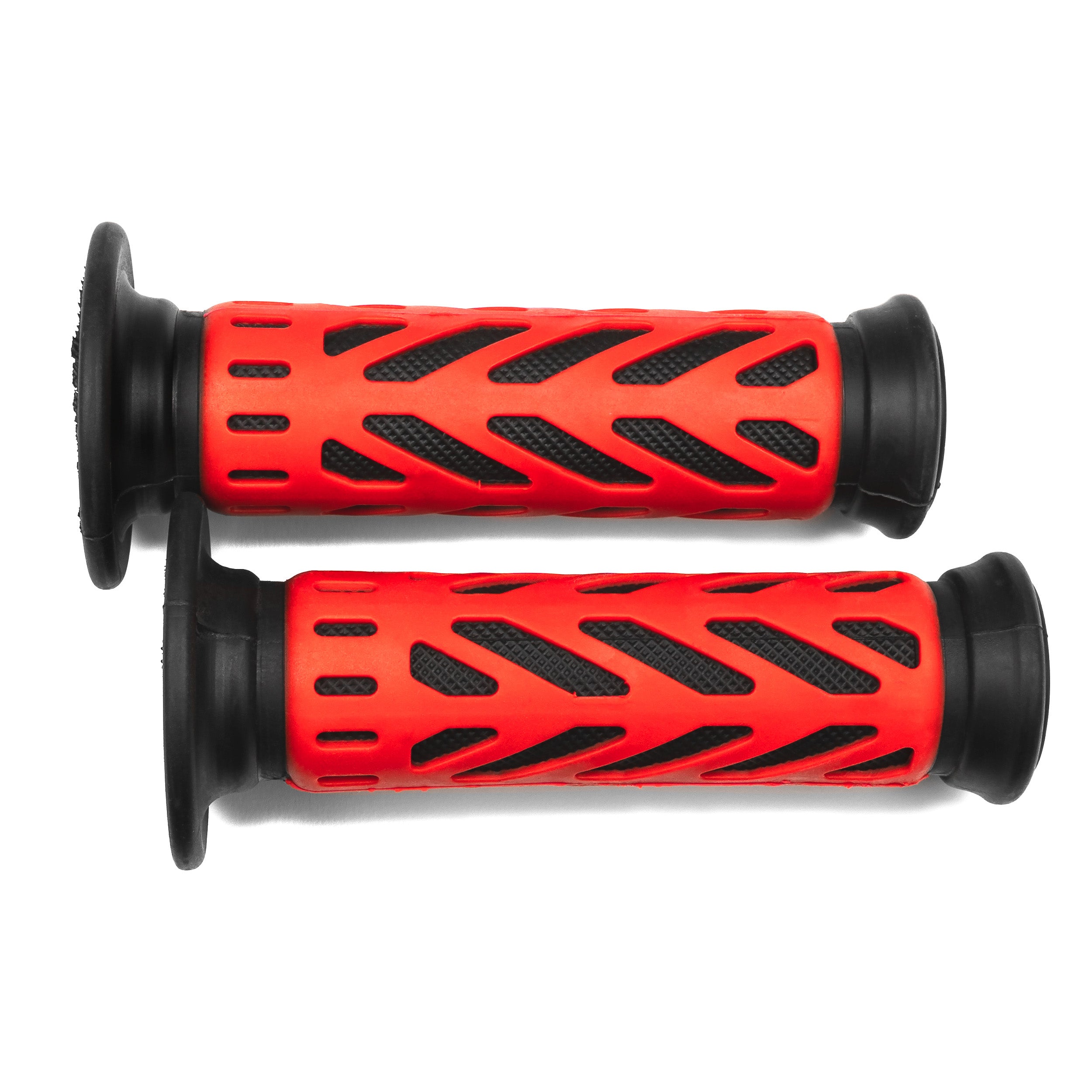 Universal ATVs & PWC Rubber Comfort Hand Grips (7/8") - Red