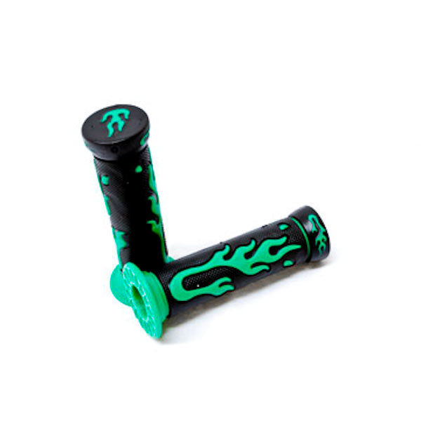 Universal ATVs & PWC Rubber Comfort Hand Grips (7/8") - Green