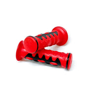 Universal ATVs & PWC Rubber Comfort Hand Grips (7/8") - Red