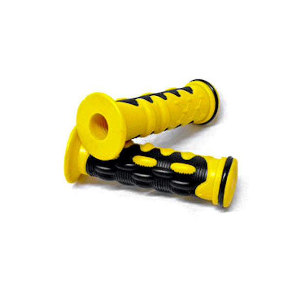 Universal ATVs & PWC Rubber Comfort Hand Grips (7/8") - Yellow