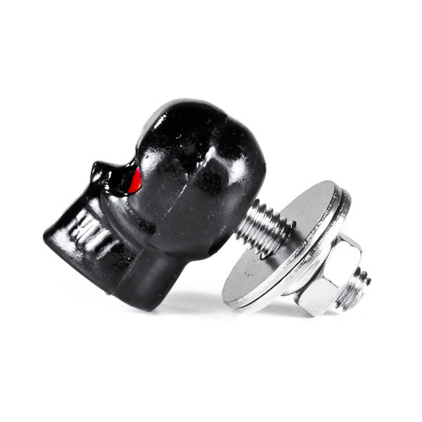 6 x Skulls Universal Custom Black Bolts - 6mm Thread