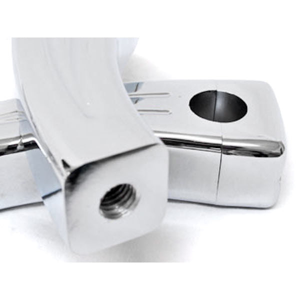 Custom Chrome Motorcycle 3.5" Billet Handlebar Risers (1" bar)