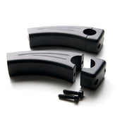 4.5" Black Motorcycle Handlebar Pullback Risers (1" Bar)