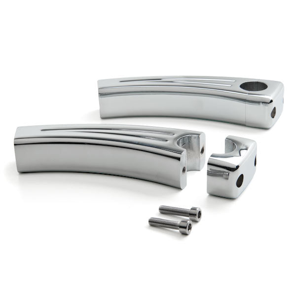 5.5" Chrome Motorcycle Handlebar Pullback Risers (1" Bar)