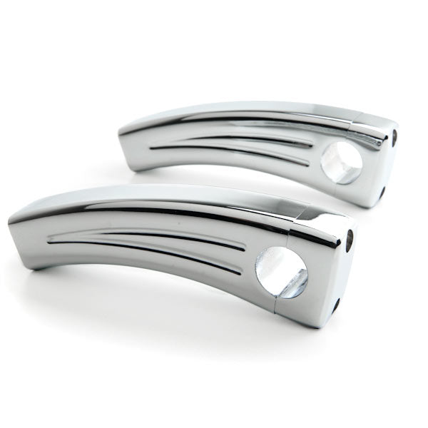 5.5" Chrome Motorcycle Handlebar Pullback Risers (1" Bar)