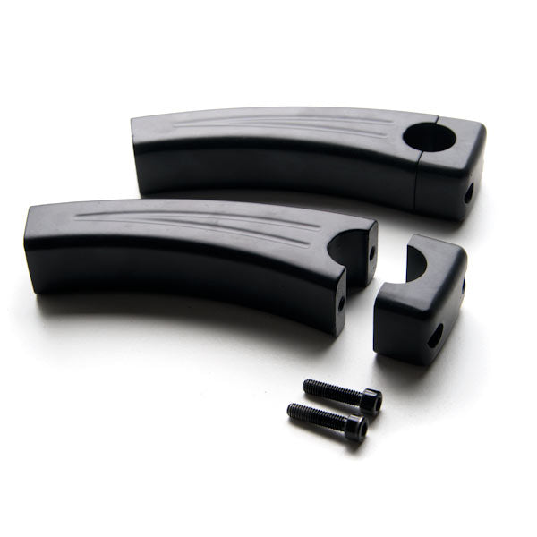 5.5" Black Motorcycle Handlebar Pullback Risers (1" Bar)