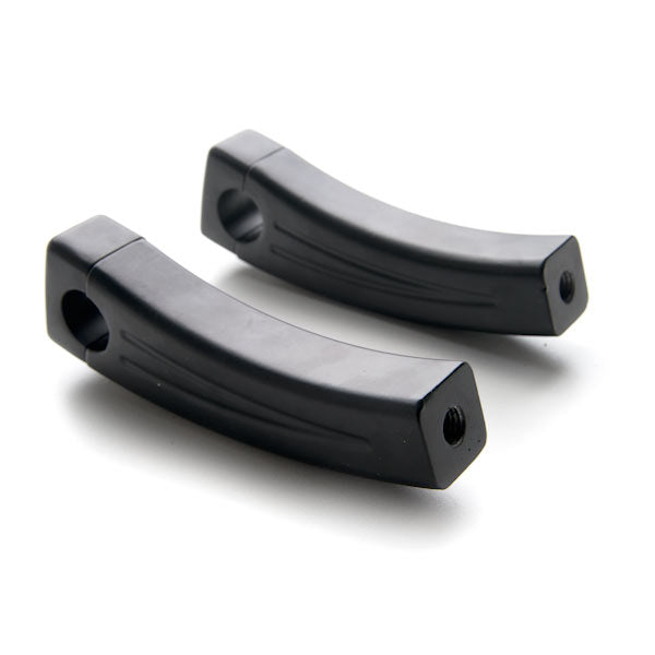 5.5" Black Motorcycle Handlebar Pullback Risers (1" Bar)