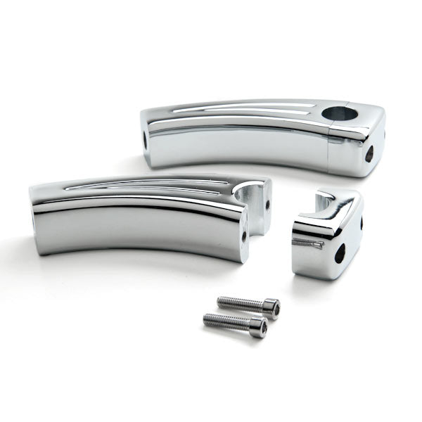 4.5" Chrome Motorcycle Handlebar Pullback Risers (7/8" Bar)