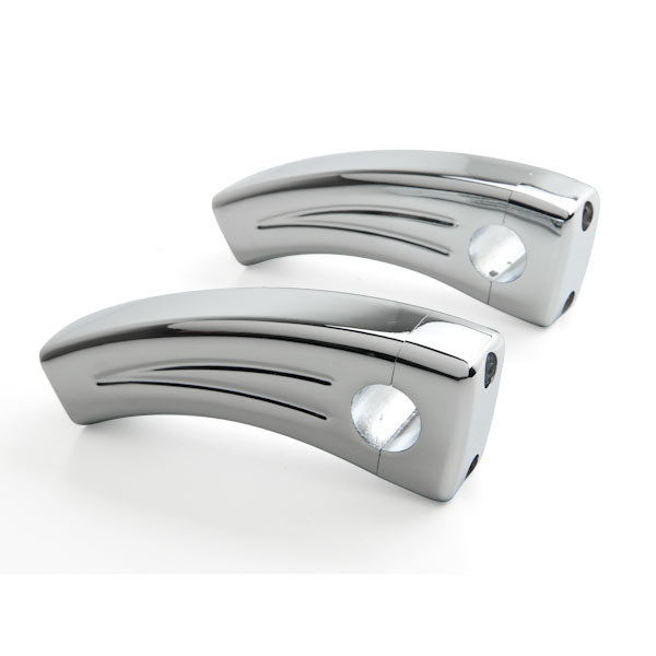 4.5" Chrome Motorcycle Handlebar Pullback Risers (7/8" Bar)