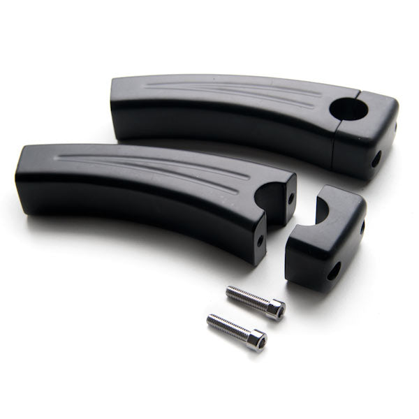 5.5" Black Motorcycle Handlebar Pullback Risers (7/8" Bar)