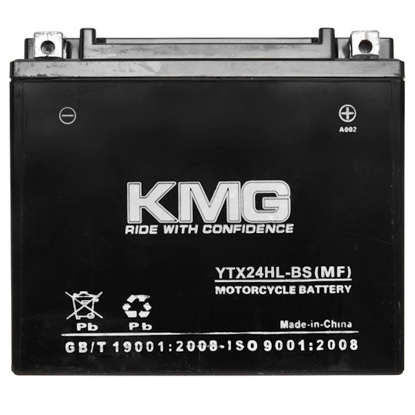 YTX24HL-BS Sealed Maintenance Free Battery 12V SMF Powersport Motorcycles Scooters ATVs