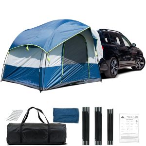 Outdoor Drive Away Car Tent SUV Tailgate Attachment Tent Rain Fly