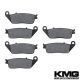 1998-2003 Triumph Thunderbird Sport Front + Rear Non-Metallic Organic NAO Brake Pads Set