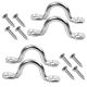 Bimini Top Pad Eye Loop, No Rust 316 Stainless Steel, Tie Down Loop 4-Pack