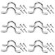 Bimini Top Pad Eye Loop, No Rust 316 Stainless Steel, Tie Down Loop 12-Pack