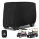 KNOX Black Golf Cart Storage Cover for EZGO, Club Car, Yamaha, 2+2/4 Passenger