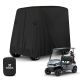 KNOX Golf Cart Storage Cover for EZGO, Club Car, Yamaha, 2 Passenger, Black