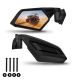 Krator UTV Side Mirrors with Mounting Points, Convex Glass & Breakaway Design