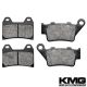 2000 Husqvarna LT 610 Front + Rear Non-Metallic Organic NAO Brake Pads