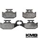 2011 Suzuki LTF 400 King Quad 400 Fsi Front Non-Metallic Organic NAO Disc Brake Pads