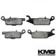 2009-2011 Yamaha YFM 700 Grizzly FI Auto 4X4 EPS Rear Non-Metallic Organic NAO Disc Brake Pads