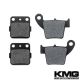 2007-2011 Honda CRF 150 R RB Front + Rear Non-Metallic Organic NAO Brake Pads Set