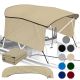 Universal 3 Bow Bimini Top Replacement Canvas & Solid Side Blocks, 91-96