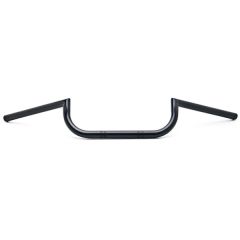 Motorcycle Handlebar 7/8" Black Steel Cafe Racer Clubman Style Bobber Custom