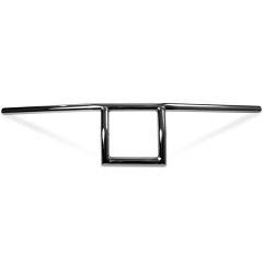 Motorcycle Handlebar 1" Chrome Bars Box Window Attack Style Cruiser Cafe Racer