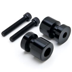 Black Swingarm Spools Sliders 8mm for Honda / Suzuki / Ducati / Kawasaki