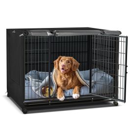 Dog crate and outlet cover