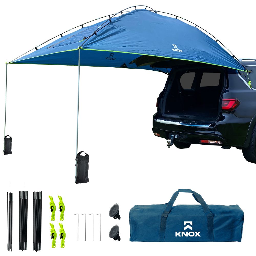 Canopy tent with awning best sale